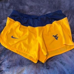 Nike Dri Fit WVU shorts